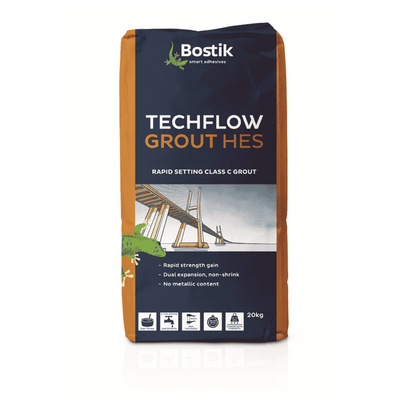 BOSTIK Industrial Techflow Rapid Setting Class C Grout Hes-20kg Bag