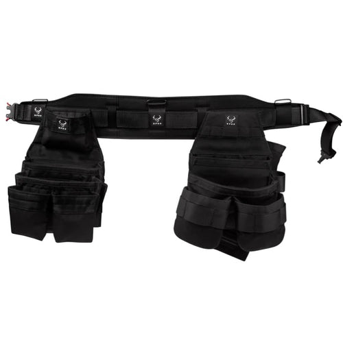 BPRO by BUILDPRO Tradie Premium Cordura Backsupport Tool Belt Bundle Kit-LHR FRAMER ELITE SET