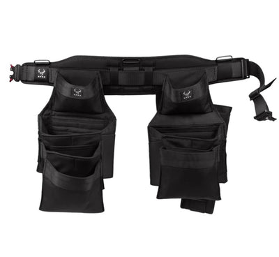 BPRO by BUILDPRO Tradie Premium Cordura Backsupport Tool Belt Bundle Kit-JFK CHIPPY PRO SET