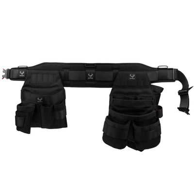 BPRO by BUILDPRO Tradie Premium Cordura Backsupport Tool Belt Bundle Kit-LAX FRAMER UTILITY SET