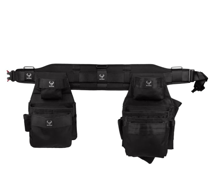 BPRO by BUILDPRO Tradie Premium Cordura Backsupport Tool Belt Bundle Kit-SYD CHIPPY ELITE SET