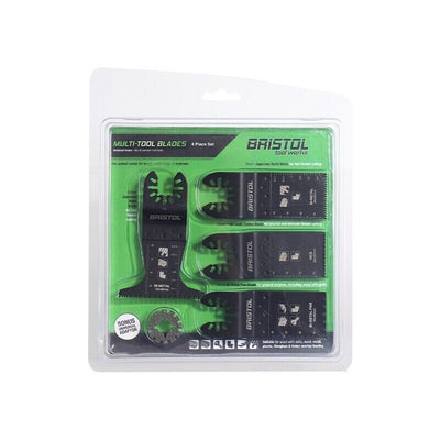 BRISTOL by Alpha 4 Piece Multitool Blade Set with Bonus Adaptor