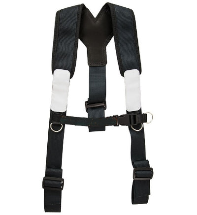BUILDPRO Tradie Leather Belt- Shoulder Brace Harness LBHAB