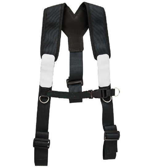 BUILDPRO Tradie Leather Belt- Shoulder Brace Harness LBHAB