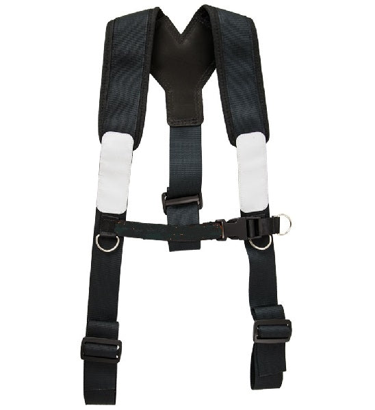 BUILDPRO Tradie Leather Belt- Shoulder Brace Harness LBHAB