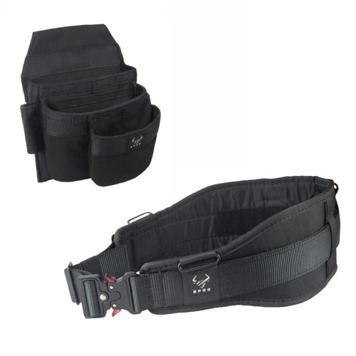 BPRO by BUILDPRO Tradie Premium Cordura  Tool Pouch & Belt Bundle