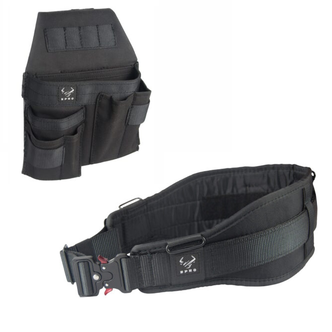 BPRO by BUILDPRO Tradie Premium Cordura  Tool Pouch & Belt Bundle