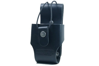BUILDPRO Tradie Leather Belt- Two Way Radio Holder Frog LBFRP