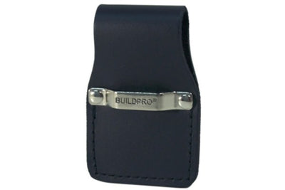 BUILDPRO Tradie Leather Belt- Tape Clip Holder Frog LBFTC