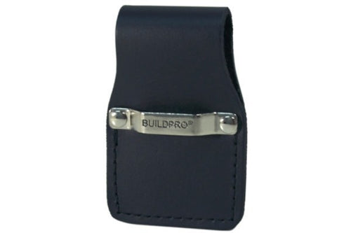 BUILDPRO Tradie Leather Belt- Tape Clip Holder Frog LBFTC
