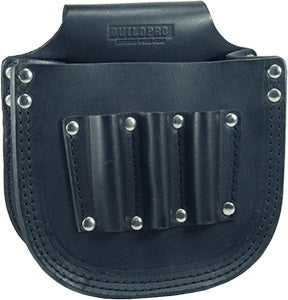 BUILDPRO Tradie Leather Belt- Riggers Bolt Bag-Small LBMBBS