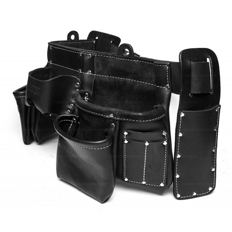 BUILDPRO Tradie Premium Leather Tool Belt Apron- LW31010