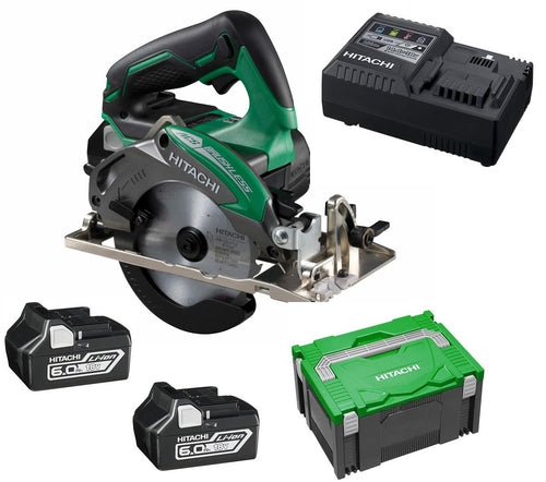 Hitachi C18DBL(HX) 18V 6.0Ah Li-ion Cordless 125mm (5") Brushless Circular Saw Combo Kit