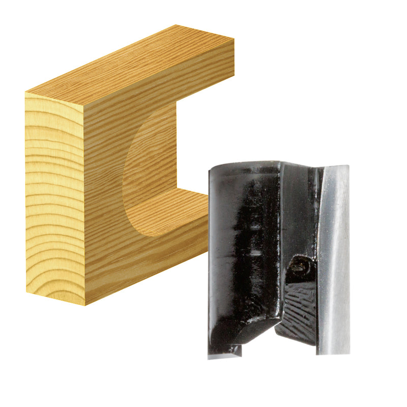 Carbitool 2 Flute  Lock Mortise Cutters  Carbide Tipped - 1