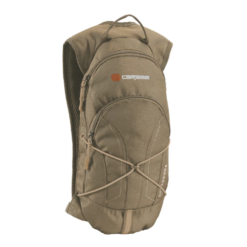 CARIBEE Quencher Compact & Slim Sports / Hunting BackPack & 2L Hydration Pack-Sand