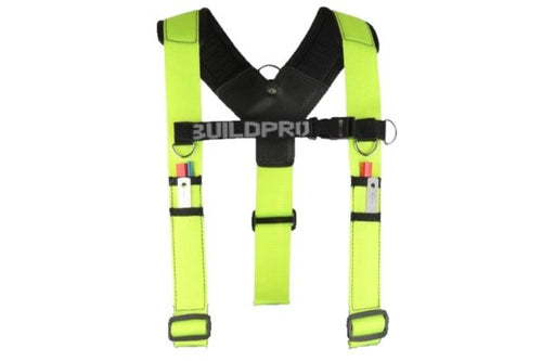 BUILDPRO Backpro Scaffolders/Riggers Tradies Tool Belt Padded Shoulder Brace Harness  LBHAY