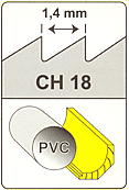 Nobex CH18 Champion Mitre Saw 18tpi Carpentry General Duty Saw Blade