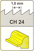 Nobex CH24 Champion Mitre Saw 24tpi Picture Framing Saw Blade