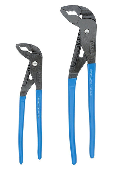 Channellock 2 Piece GripLockÂ® Plier Set Multi Grip 10â€� GL10 12â€� GL12 GLS-1
