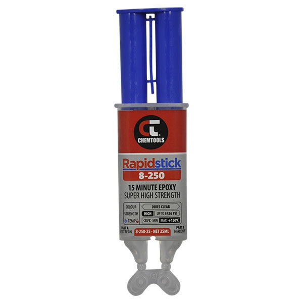 CHEMTOOLS  25ml Rapidstick 15-Minute Slow-Setting Epoxy - Clear- 8-250-25