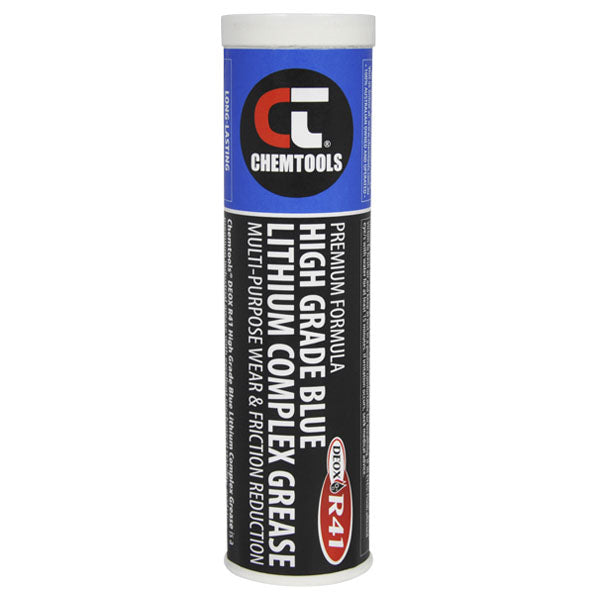 CHEMTOOLS  DEOX R41 High Grade Blue Lithium Complex Grease Cartridge-450g