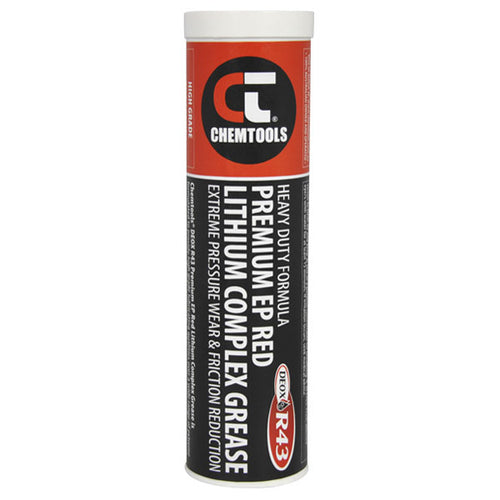 CHEMTOOLS DEOX R43 Premium EP Red Lithium Complex Grease Cartridge-450g