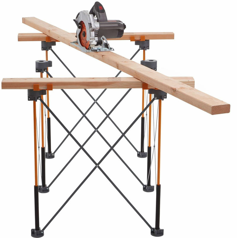 IMPACTA Centipede Ultimate Portable Work Support/Saw Horse-Riser Set 10029456