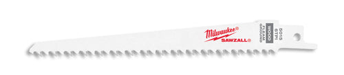 Milwaukee 48005016 Wood Super Sharp Recip Blade 6TPI 230mm - 5 Pack