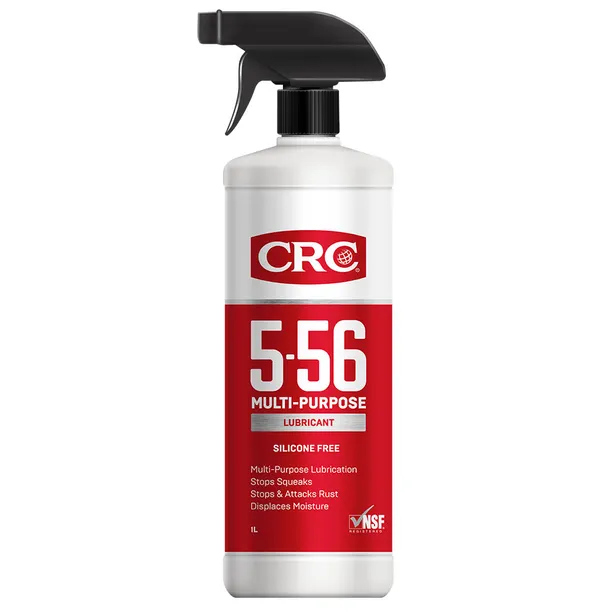 CRC 5.56 MULTI PURPOSE LUBRICANT-SILICONE FREE-1L SPRAY