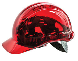 BEAVER Frontier Clear View Protective Hard Hat-Red CV63RE