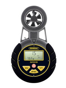 GENERAL AIRFLOW SEEKER DIGITAL AIRFLOW METER DAF3010B