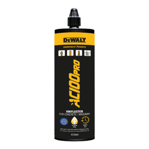 DeWALT Pro Vinylester Chemical Injection For Concrete / Masonry AC100-PWR -JTD