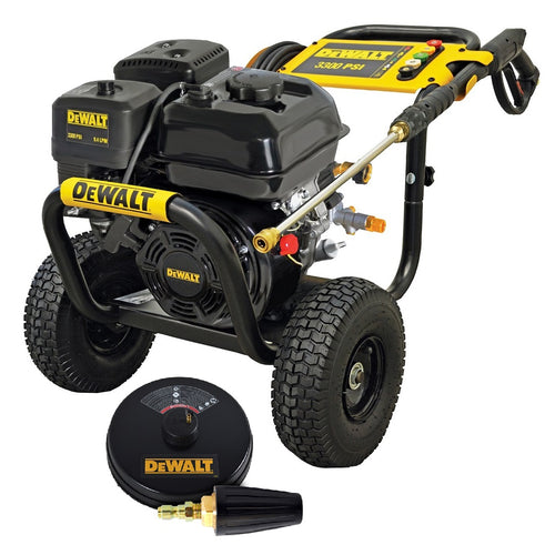 DEWALT DXPW3300  Petrol Pressure Washer 3300PSI BONUS Surface Scrubber & Turbo Nozzle -JTD-FDD