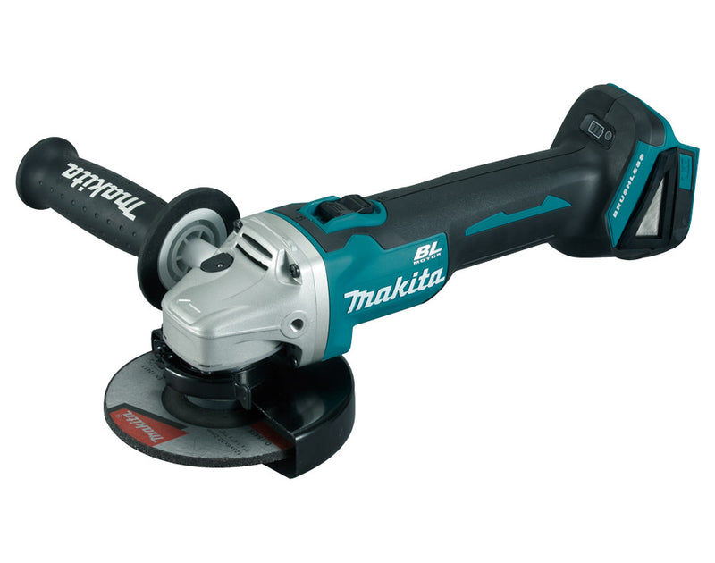 MAKITA 18V Mobile Brushless 125mm Slide switch Angle Grinder (Tool Only) DGA504Z