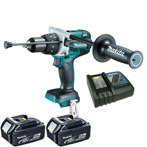 MAKITA 18V Mobile 13mm 2 speed Brushless Hammer Driver Drill Cordless Combo Kit DHP481RTE