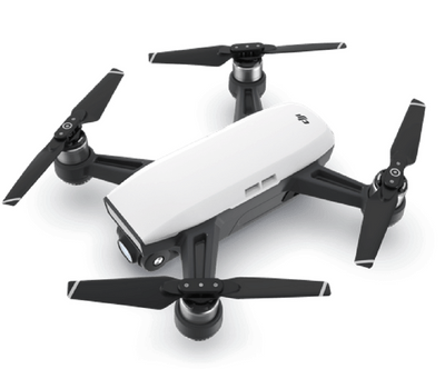 DJI Spark Quadcopter Drone - Alpine White- With 16gb Microsd Card DJISPARKWHITE
