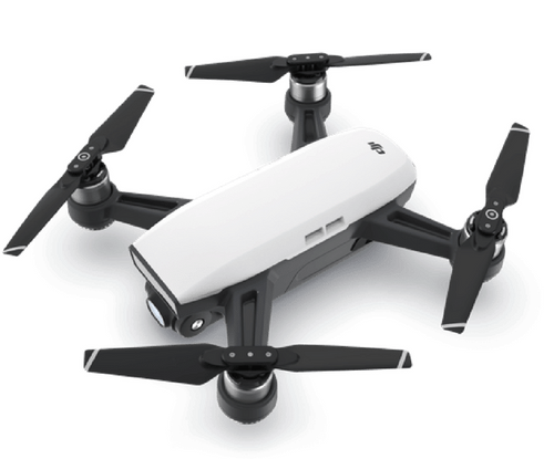 DJI Spark Quadcopter Drone - Alpine White- With 16gb Microsd Card DJISPARKWHITE