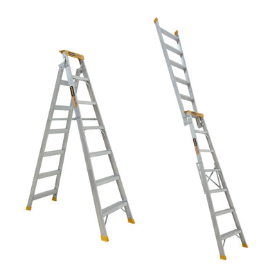 Gorilla DM007-PRO Dual purpose (double sided) 2.1-3.9m (7-13ft) Aluminium 180kg Heavy Duty Industrial
