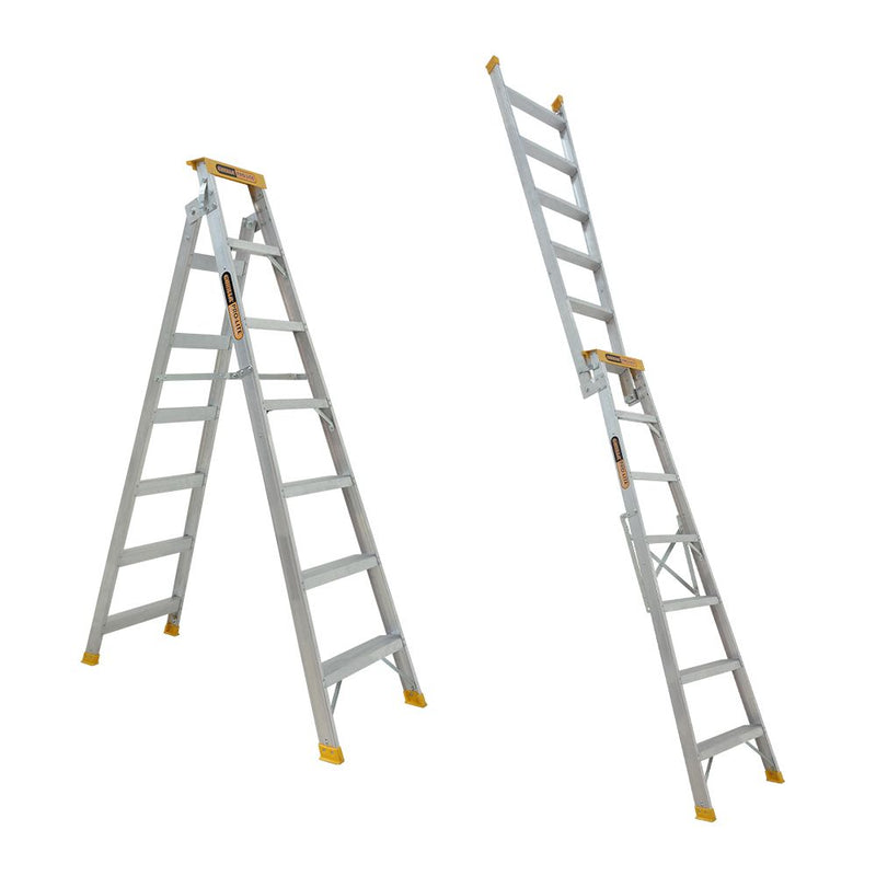 Gorilla DM007-PRO Dual purpose (double sided) 2.1-3.9m (7-13ft) Aluminium 180kg Heavy Duty Industrial