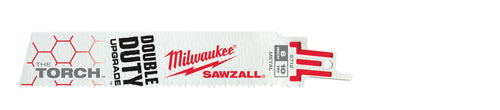 Milwaukee 48005713 230mm 10TPI Bi-Metal The Torch Metal Demolition Blades - 5 Pack