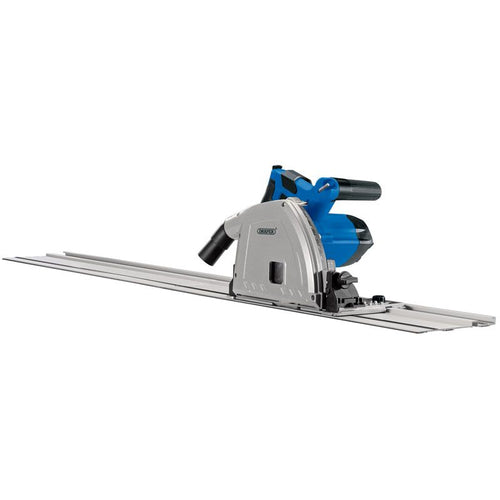 Draper Tools 165mm Plunge Cut Saw with Guide Rail (1200W)-DRA57341-WWD-FDD -BFD