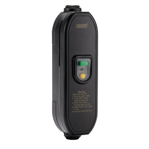 Draper Tools 16A in Line RCD (230V) Replaces DRA89301