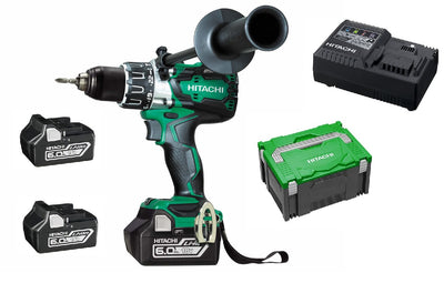 Hitachi DV18DBL2(HL) DV18DBL2 18v Cordless Hammer Drill / Driver Brushless Combo Kit