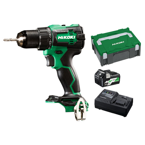 HIKOKI - 18V Slide Impact Driver Drill Kit - DV18DE(SP1Z)