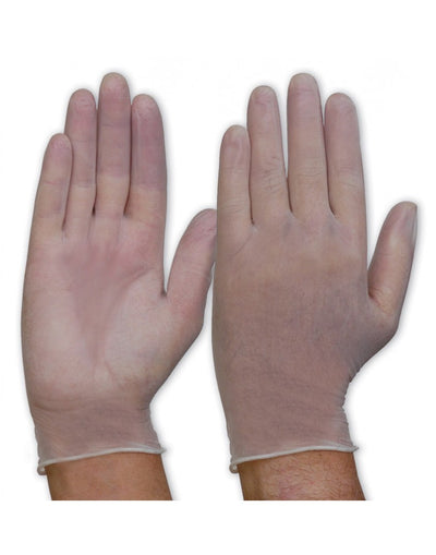 PROCHOICE Clear Vinyl Gloves - Medium-100pck DVNM