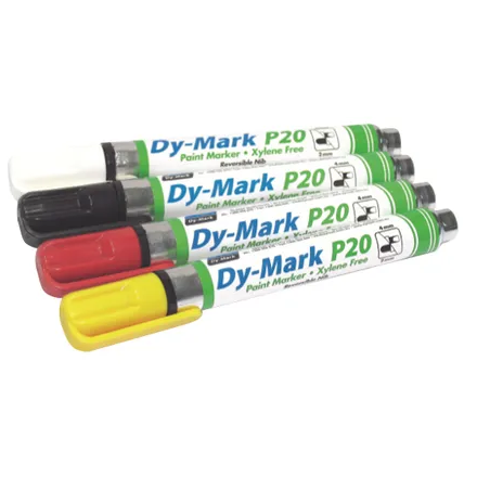 DYMARK P20 Paint Marker With Reversible Bullet/Chisel Tip