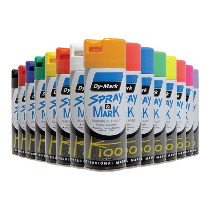 DYMARK Aerosol Spray & Mark Spot Marking Paint 350G -JTD