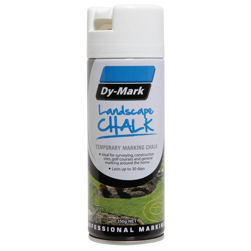 DYMARK Aerosol Landscape Chalk Temporary Marking Paint 350G-White 23183511