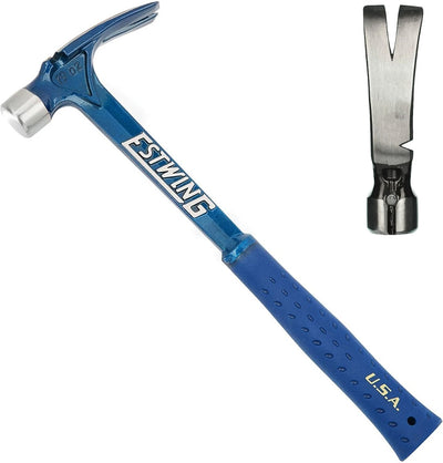 Estwing Vinyl Grip Smooth Face Hammer Blue Ultra Series-15oz - E6-15S