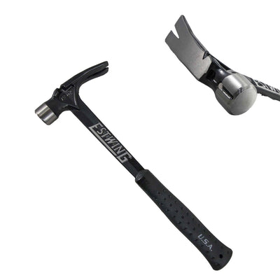 Estwing EB19S Vinyl Grip Large Smooth Face Hammer Black Ultra Series-19oz